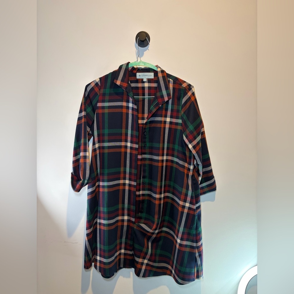 Tuckernuck Charlie Dress in Plaid SIZE S